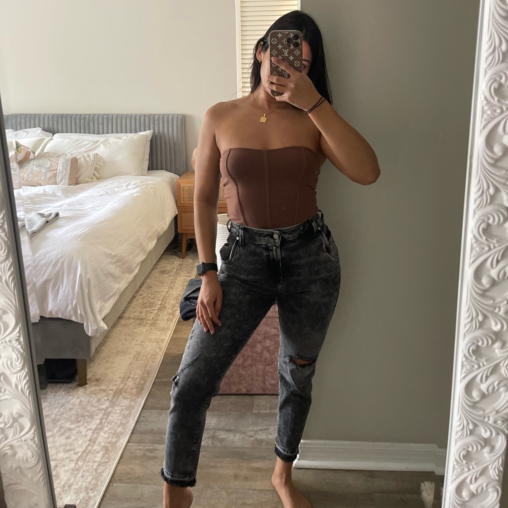 Diesel Black Acid Wash Jeans